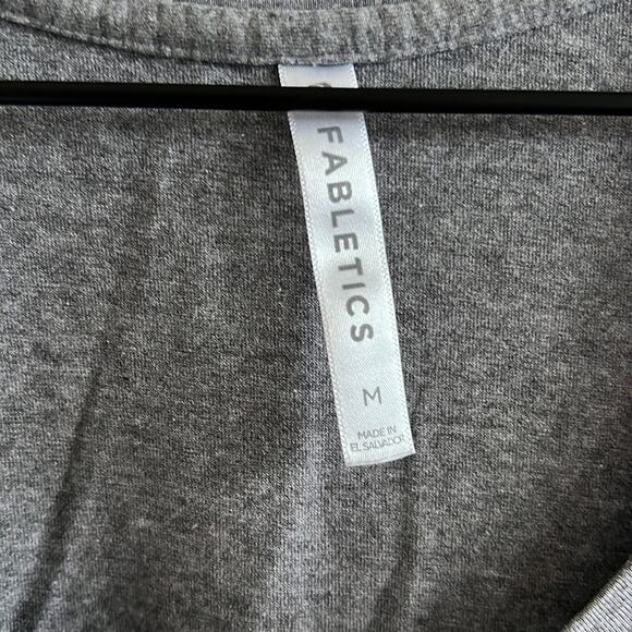Fabletics Janis Muscle Tank Gray Mindset is Everything Graphic Active Yoga Tank - Picture 5 of 7